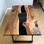 Black Epoxy Dining Table