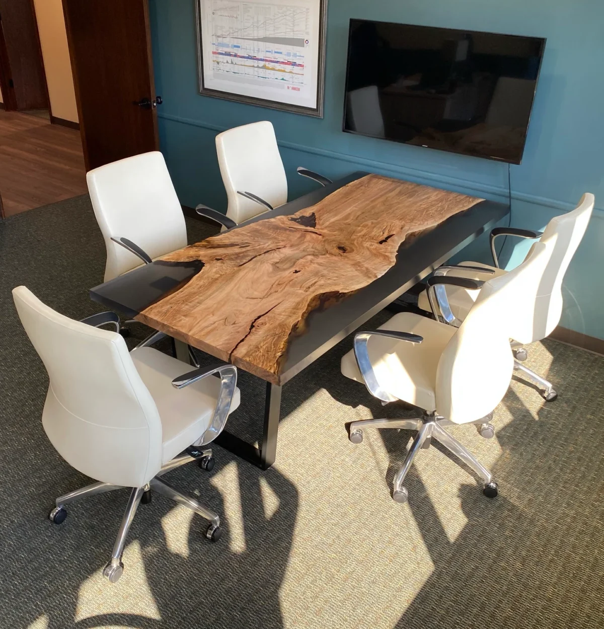 Epoxy Office Desk - Image 1