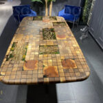 Black Epoxy Dining Table