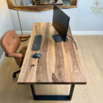 Walnut Wood Office Study Desk